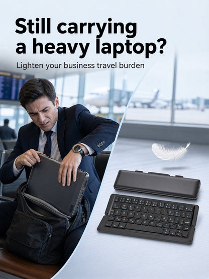 🔥Multi-Device Fold Bluetooth Keyboard For Travel & Office