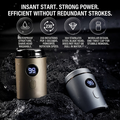 🔥Hot Deal: 50% OFF🔥Powerful Mini Electric Shaver for Men with Digital Display