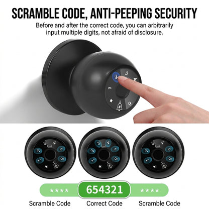 Over 50,000 sold this month | Limited-time 50% off | Spherical fingerprint lock