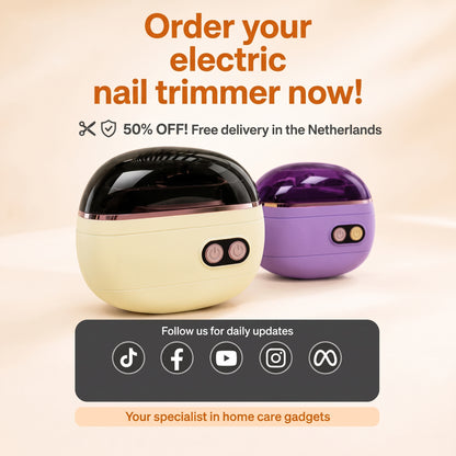 💥 Half-price offer! ✅ Electric safety nail clipper—trims and smooths simultaneously.