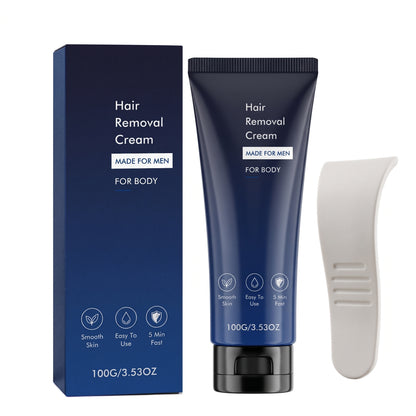 💥Buy 1 Get 1 Free ✅2026 New Body Hair Removal Cream 100g (Special Spatula Included)