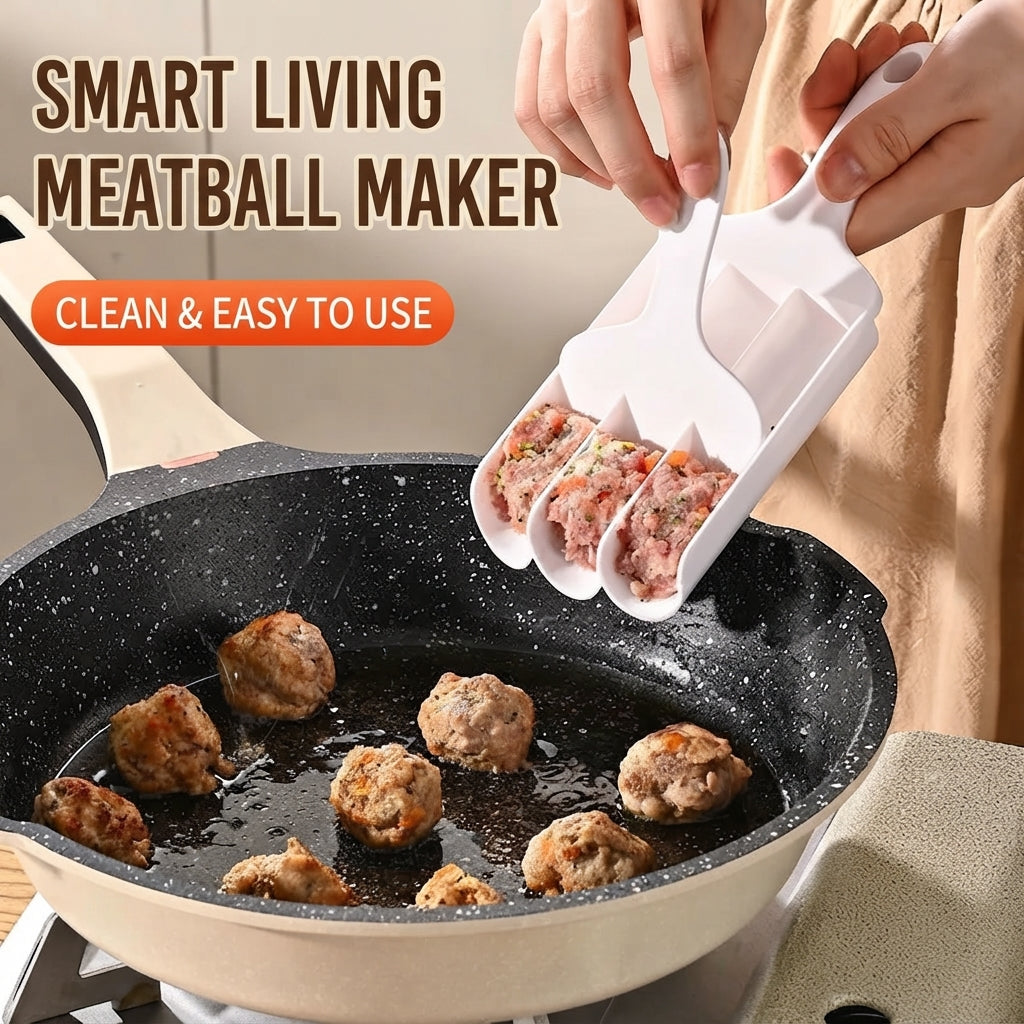 🏆LAST DAY SALE 50% OFF🔥Creative Kitchen Triple Meatball Maker