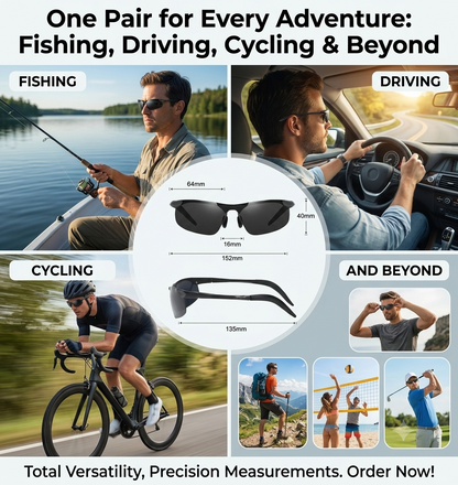 HD Polarized UV Shield Sunglasses