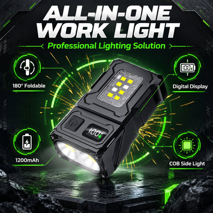💥50% off ✅Outdoor Portable High Brightness Magnetic LED Emergency Flashlight