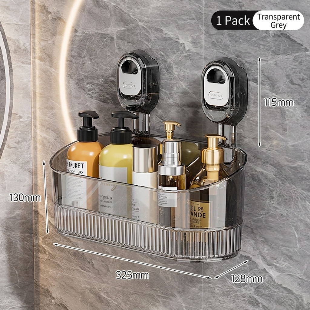 🔥30,000 units sold in June🔥 - No drilling required Waterproof Bathroom Organizer