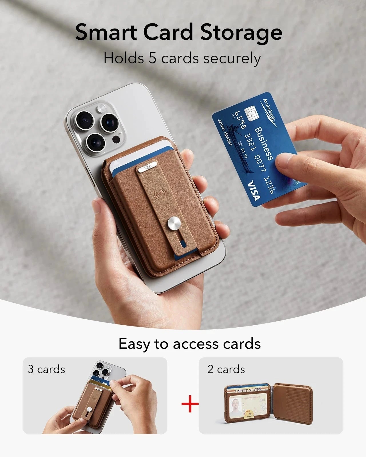 Inventory clearance sale🔥last 100 items, 50% off🔥Geo Magnetic Wallet Stand (Grip)
