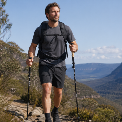 Outdoor trekking poles - hiking and mountaineering trekking poles