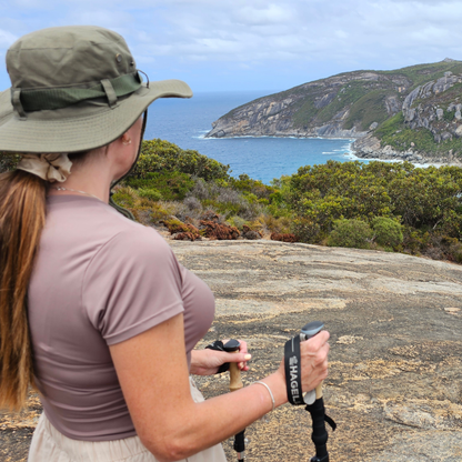 Outdoor trekking poles - hiking and mountaineering trekking poles