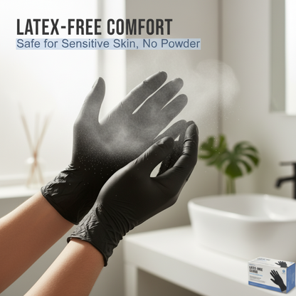 🎁Today's Flash Sale 50% off🎁Nitrile Pro Gloves – Heavy Duty, Slip & Stain Resistant, Scratch Resistant