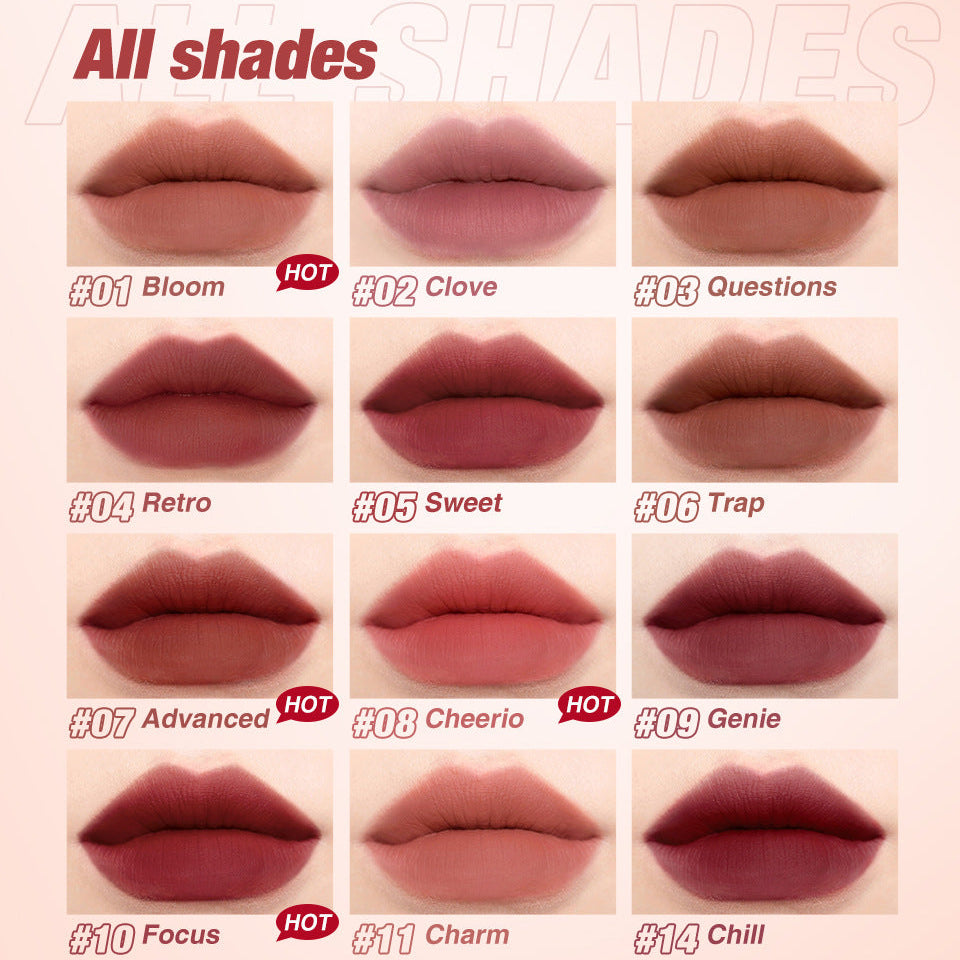 💄Matte 2-in-1 Lip & Cheek Tint – Airy Lip Glaze – Non-Transfer Lip Color