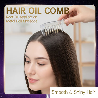 🔥Buy one get one free🔥Massage & Apply Oil At Once ✨ Scalp Guide Comb