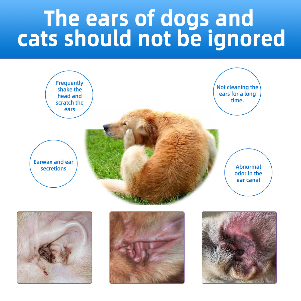🐶🐱Pet ear cleaning solution