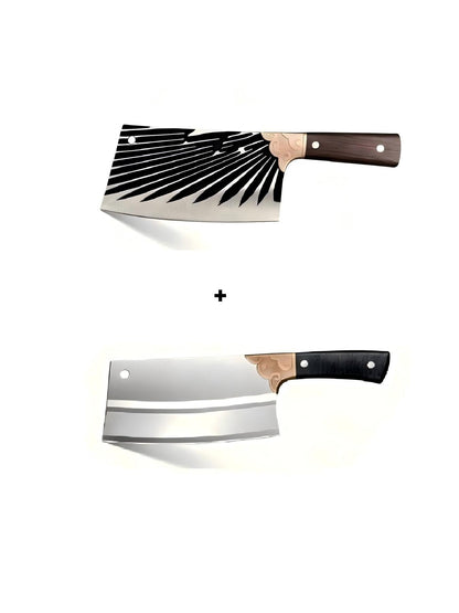 ⚡ 50% off 🔪 Stainless steel dual-purpose kitchen knife (chopping and slicing)