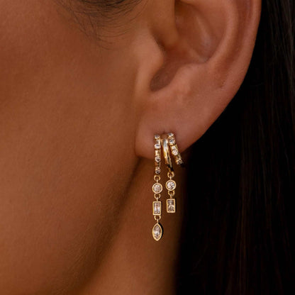 ✨2026 Newest Style✨  3-in-1 Tassel Earrings - Suitable for Single Ear Piercing
