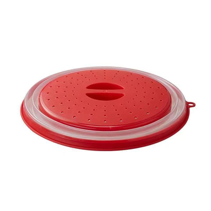 🍲✨ Buy One Get One Free – 2-in-1 Foldable Microwave Oven Splash Cover