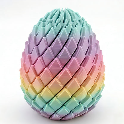 🎁3D-printed dragon egg🦖 = the ultimate stress reliever: just give it a twist, and your stress melts away 🔄
