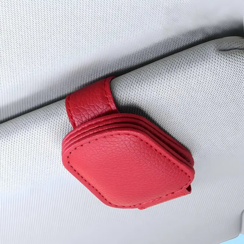 🕶️ Car Sunglasses Holder – Double clip & ticket card mount ✨