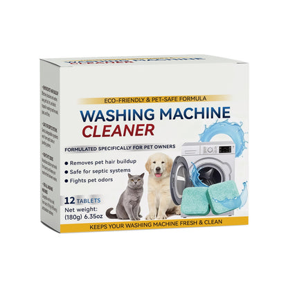 Washing machine stain removal, odor removal, and freshening cleaning tablets