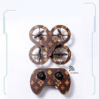 DIY assembled remote control drone-brown
