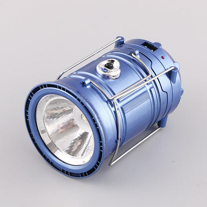 ⚡Outdoor Essential | Easy to Carry|Solar + USB Camping Lantern Flashlight