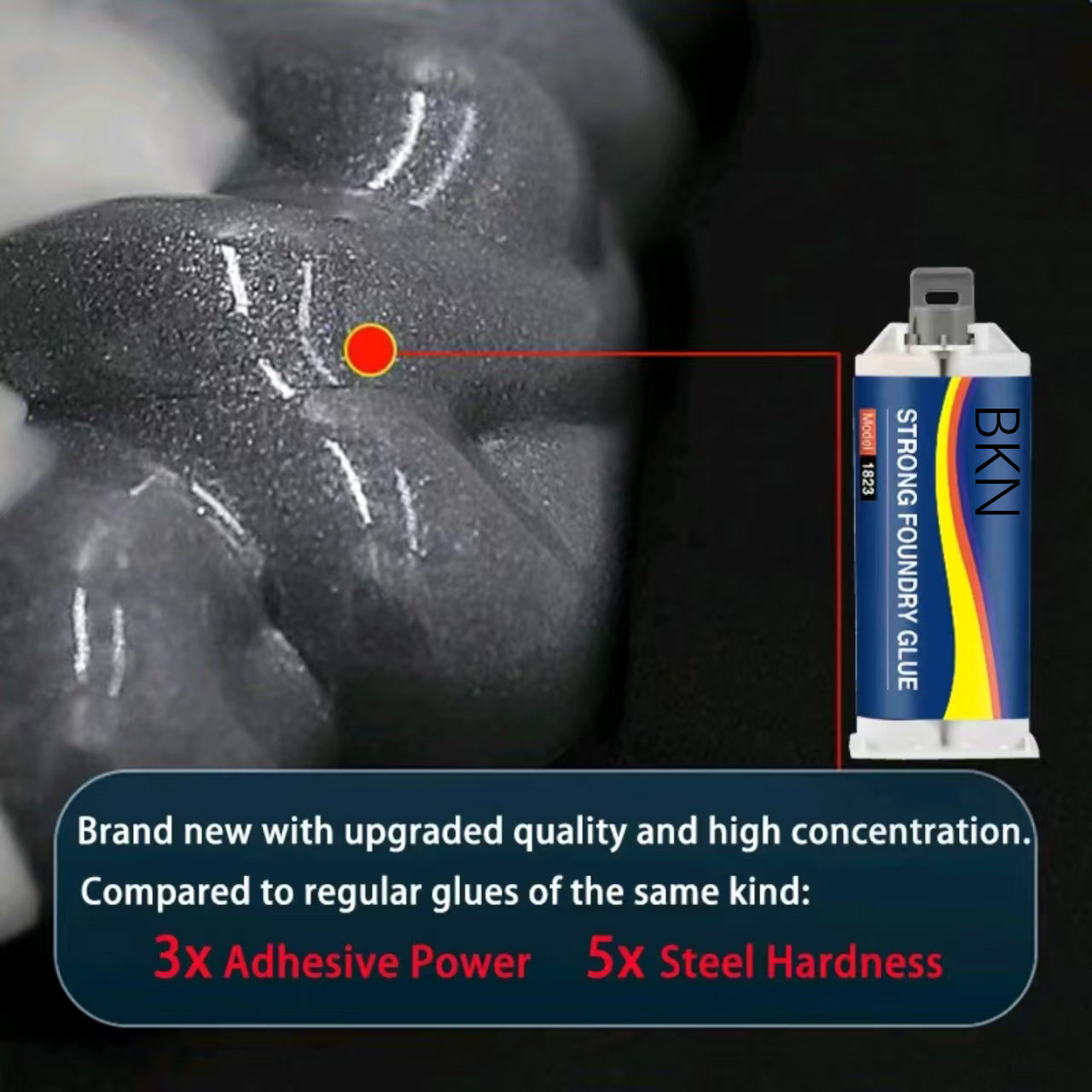 ⚡ Metal Casting Repair Glue – High-Strength Bond, Fast Curing & Heat Resistant 🔥
