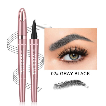 🔥Newest 2026 Eyebrow Pencil | 50% OFF Today🖌️ Waterproof Micro-Fork Brow Pencil – Natural Hair-Like Brows