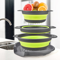 Green 3-piece set + base