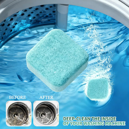 🔥 Powerful Washer Deep Cleaner Tablets – Washing machine stain removal, odor removal, and freshening cleaning tablets