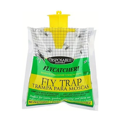 🔥Hanging Outdoor Fly Trap Bag｜Water‑Soluble Bait Fly Catcher