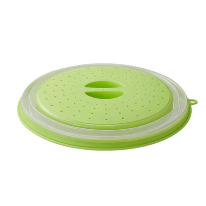 🍲✨ Buy One Get One Free – 2-in-1 Foldable Microwave Oven Splash Cover