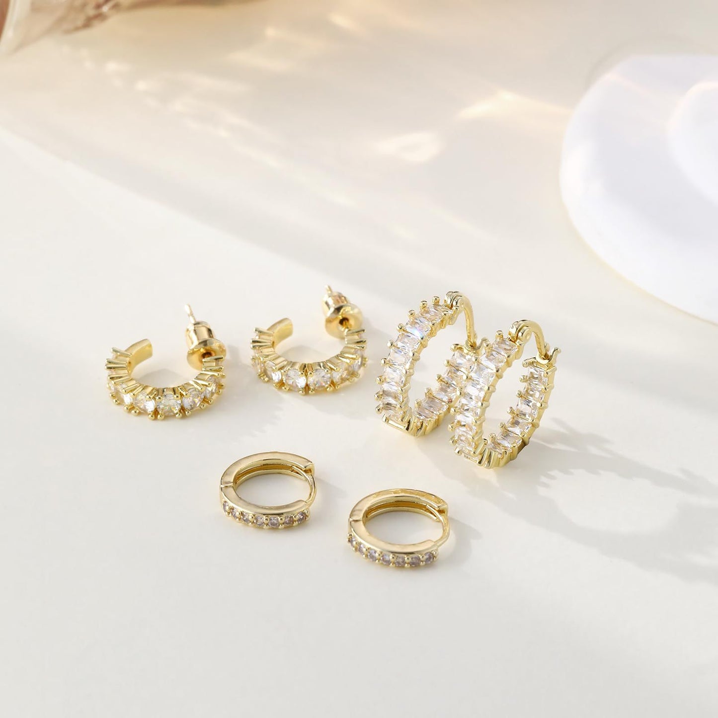 💎New for 2026💎 Sparkling layered earrings for women—✅ Limited-time offer on trendy earrings! Don't miss out—grab yours now!💎👂