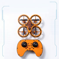 DIY assembled remote control drone-orange