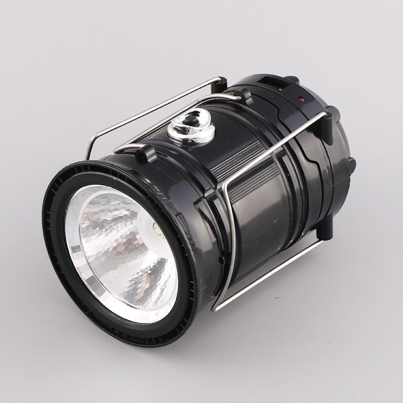 ⚡Outdoor Essential | Easy to Carry|Solar + USB Camping Lantern Flashlight