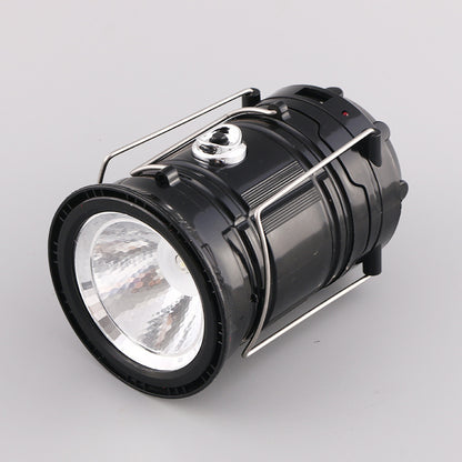⚡Outdoor Essential | Easy to Carry|Solar + USB Camping Lantern Flashlight