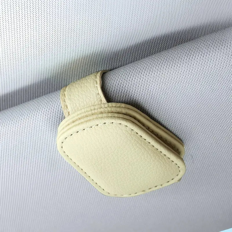 🕶️ Car Sunglasses Holder – Double clip & ticket card mount ✨