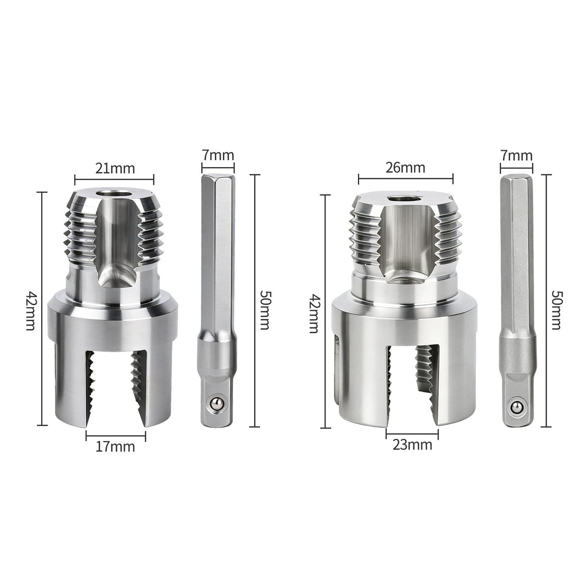 Integrated Internal & External Pipe Threading Tool