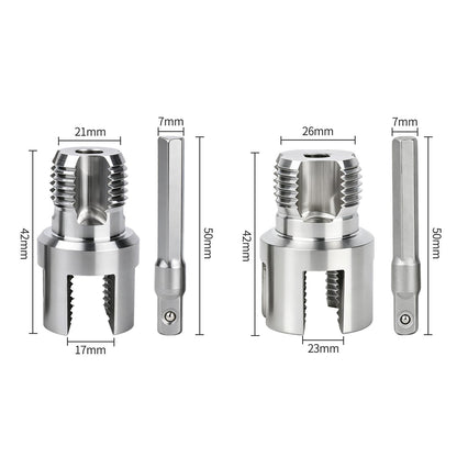 Integrated Internal & External Pipe Threading Tool