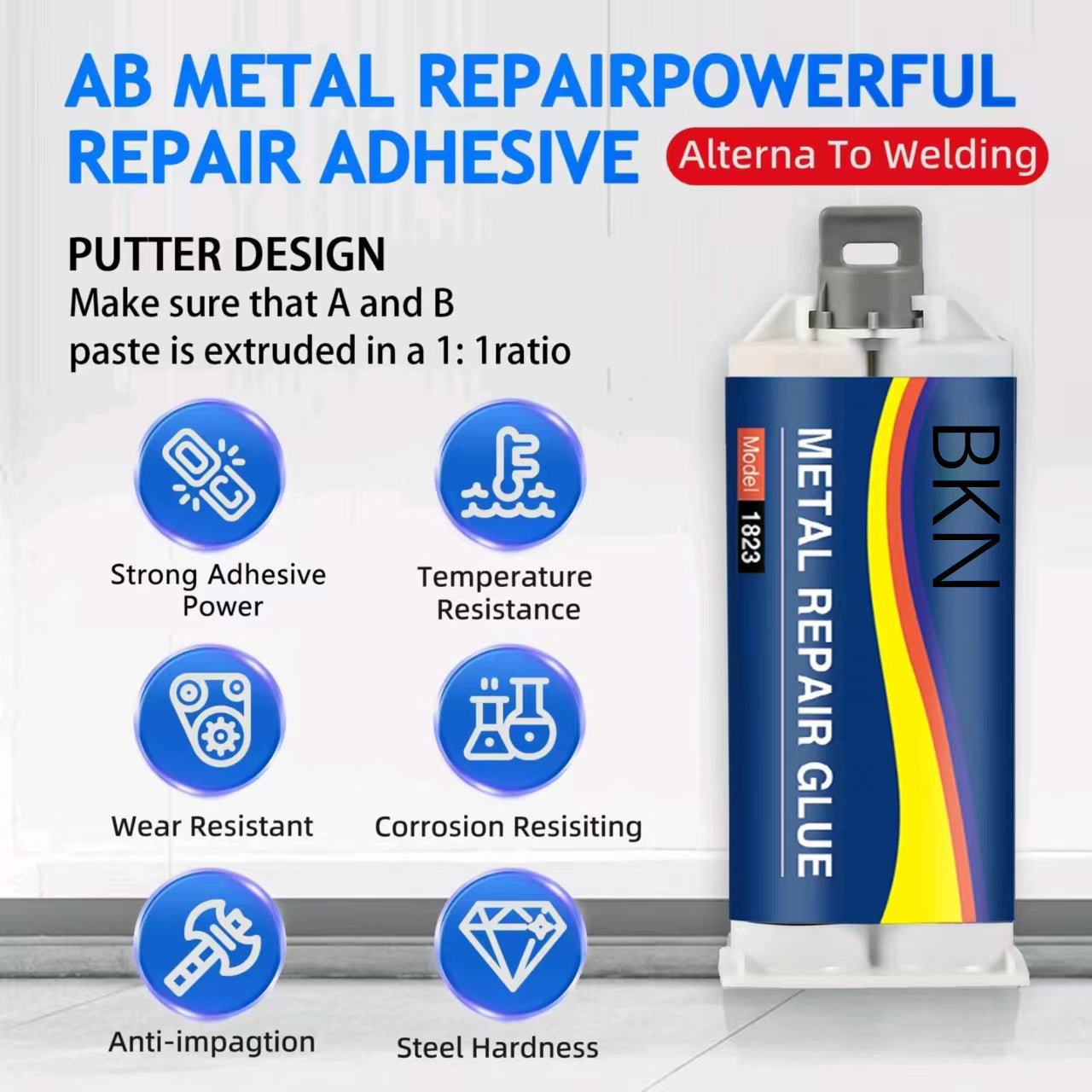 ⚡ Metal Casting Repair Glue – High-Strength Bond, Fast Curing & Heat Resistant 🔥