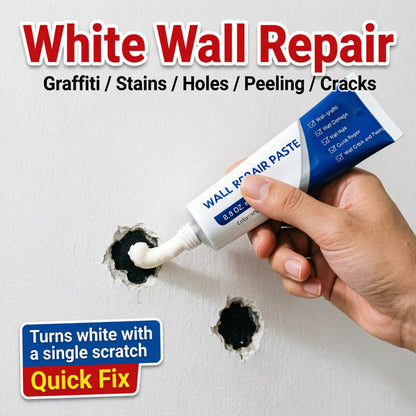 👍👍Putty paste for refurbishing stained walls and repairing peeling paint or cracks.