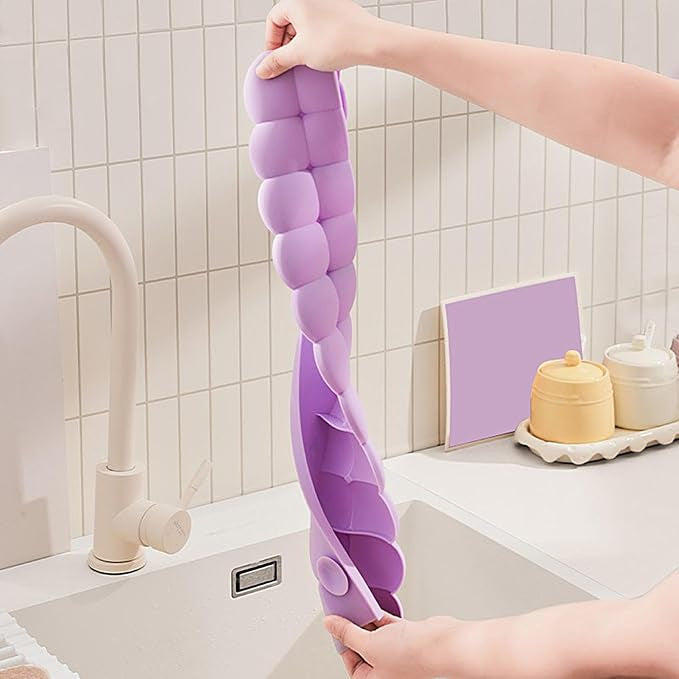 🔥 🔥 Collapsible Kitchen Splash Guard – Silicone Cloud-Shaped Splash Guard