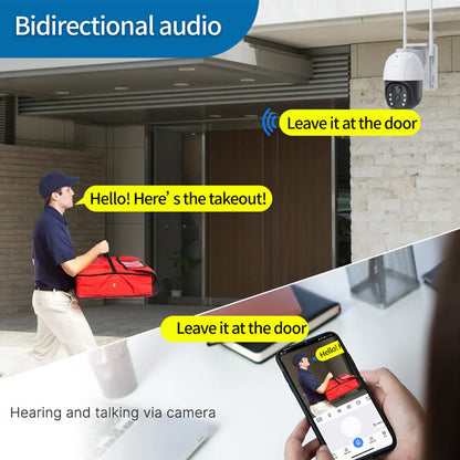 📍⏰50% off Solar-powered 360° surveillance camera with no blind spots, featuring ultra-HD full-color night vision, remote smartphone monitoring, and waterproof outdoor design.