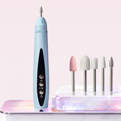 ⏳Limited-time 50% off⏰2-in-1 Electric Nail File with UV Gel Lamp Portable Nail and Pedicure Kit✨