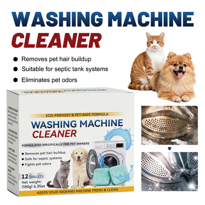 Washing machine stain removal, odor removal, and freshening cleaning tablets