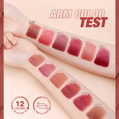 💄Matte 2-in-1 Lip & Cheek Tint – Airy Lip Glaze – Non-Transfer Lip Color
