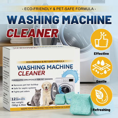 Washing machine stain removal, odor removal, and freshening cleaning tablets