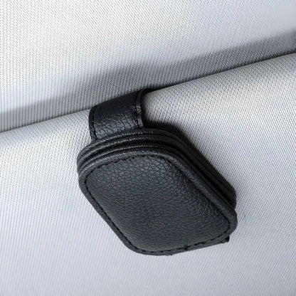 🕶️ Car Sunglasses Holder – Double clip & ticket card mount ✨
