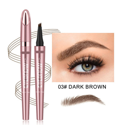 🔥Newest 2026 Eyebrow Pencil | 50% OFF Today🖌️ Waterproof Micro-Fork Brow Pencil – Natural Hair-Like Brows