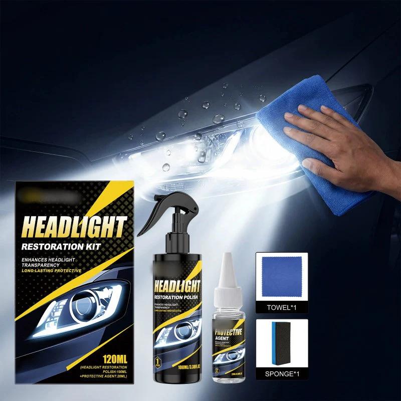 🚗 🔥 BUY 1 GET 1 FREE🔥Professional Car Headlight Restoration Kit