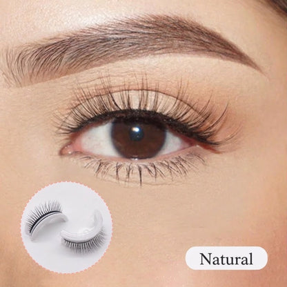 ⏳Limited-time sale ONLY ￡5.99!!🌸Self-Adhesive Reusable Lashes – 3-Sec Application, No Glue Needed