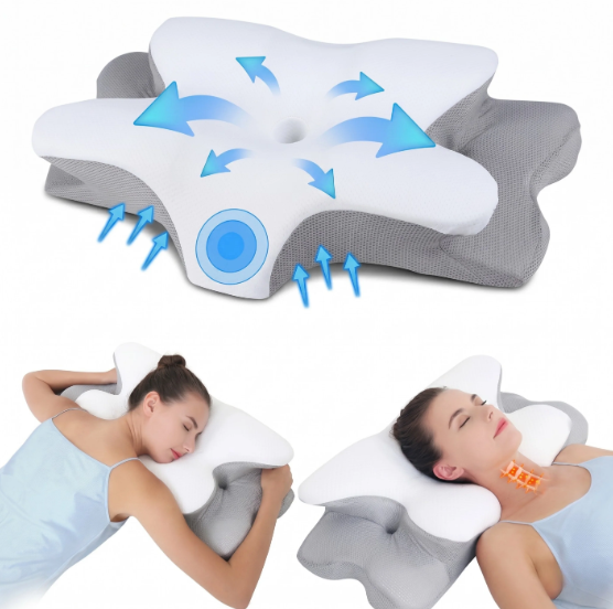 🦋Limited-time 50% discount Aura Rest Butterfly Memory Foam Neck Pillow 🛌 Ergonomic Butterfly Design, Soft Memory Foam for Travel & Sleep